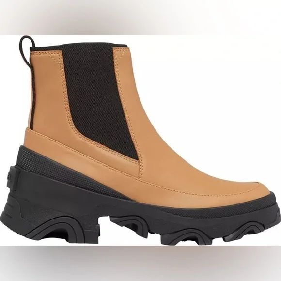 SOREL | Women's Brex Waterproof Chelsea Boots In Tawny Tan Size 9.5 NWOB - Picture 1 of 11